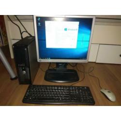 Compleet W10 systeem (Optiplex 755) met muis monitor en wifi