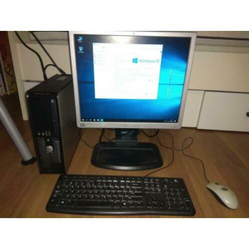 Compleet W10 systeem (Optiplex 755) met muis monitor en wifi