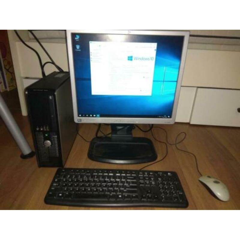 Compleet W10 systeem (Optiplex 755) met muis monitor en wifi