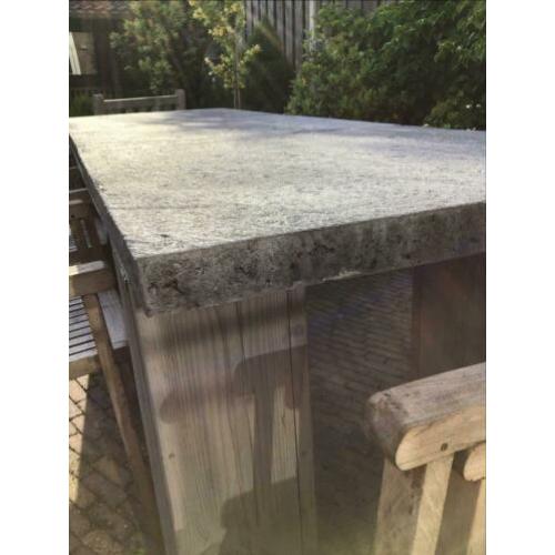 3 Grijze betontegels 80x80x5 cm
