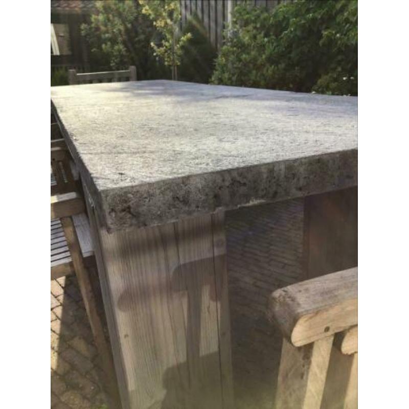 3 Grijze betontegels 80x80x5 cm