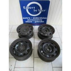 4x 15 inch stalen velg velgen Opel Omega A + B