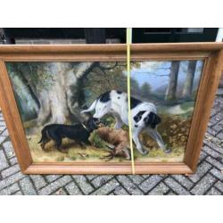 Jacht schilderij