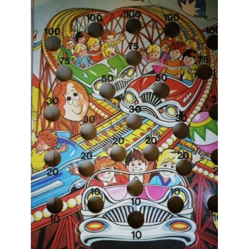 Leuk vintage papita knikkerwerpspel 951