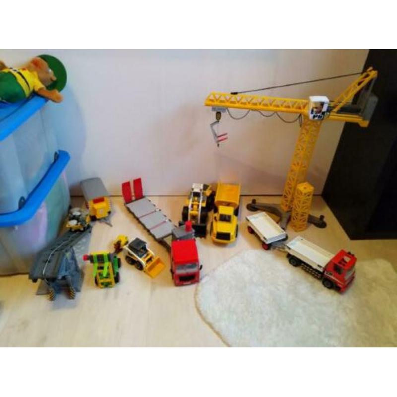 Playmobil bouwmachines/ voertuigen