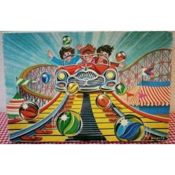 Leuk vintage papita knikkerwerpspel 951
