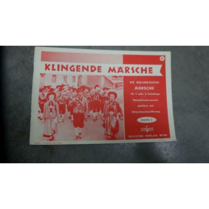 Klingende Marsche band 2 für ein 1 oder 2 melodie instr...