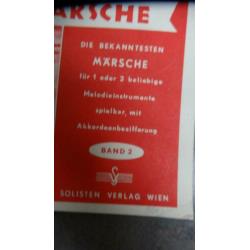 Klingende Marsche band 2 für ein 1 oder 2 melodie instr...