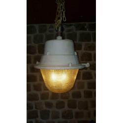 Set oude fabrieks lampen DDR