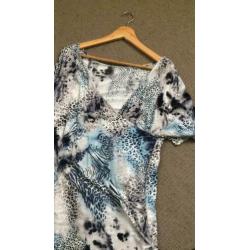 Dames jurk mt L tricot stof