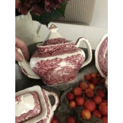 Masons Vista thee servies izgst antiek