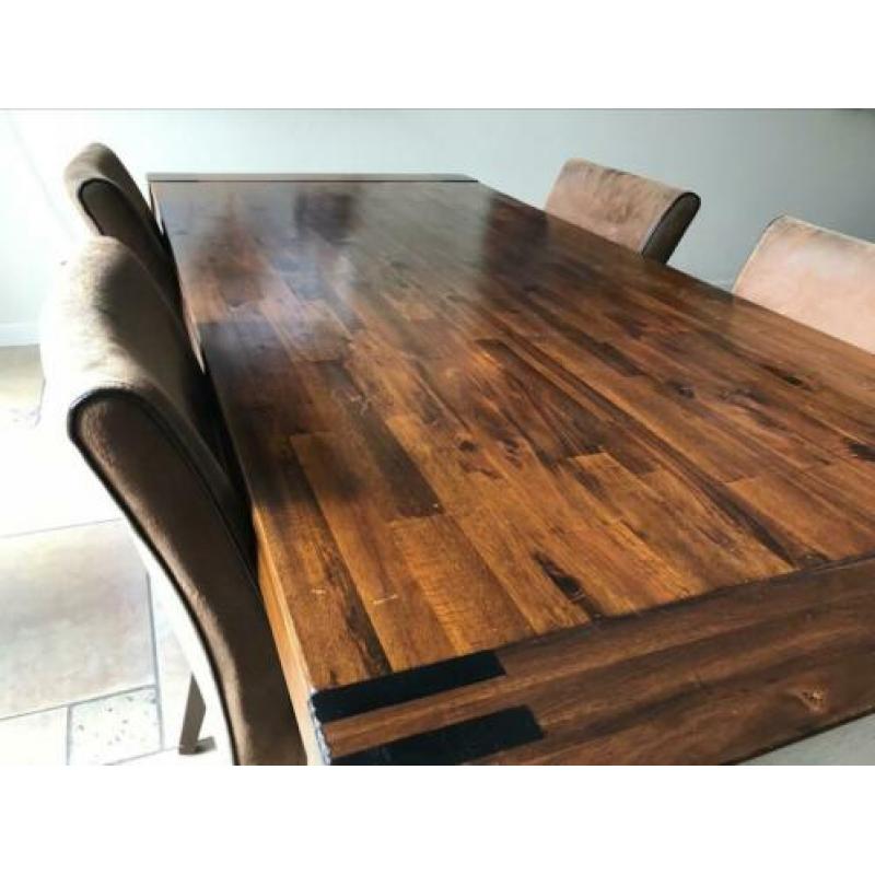 Mooie eettafel met stoelen 190x90