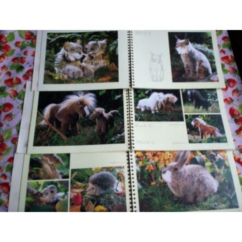 Steiff & Kösen pluche & mohair dieren catalogus 3 stuks