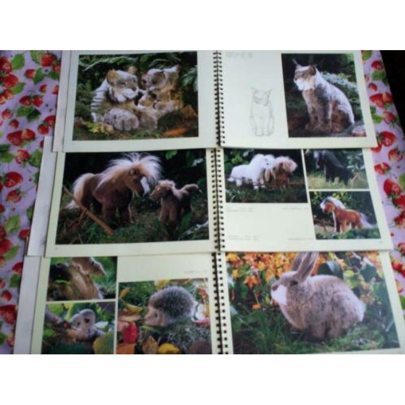 Steiff & Kösen pluche & mohair dieren catalogus 3 stuks