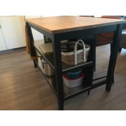 Keukeneiland Stenstorp Ikea zwart