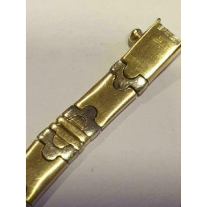 Nieuw 14 kt gouden sieradenset, armband en collier, 46.7gram