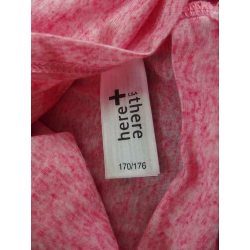Trendy cherry set spijkershort met shirt mt 170/176 izgst