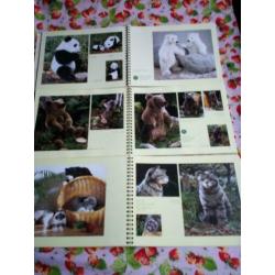 Steiff & Kösen pluche & mohair dieren catalogus 3 stuks