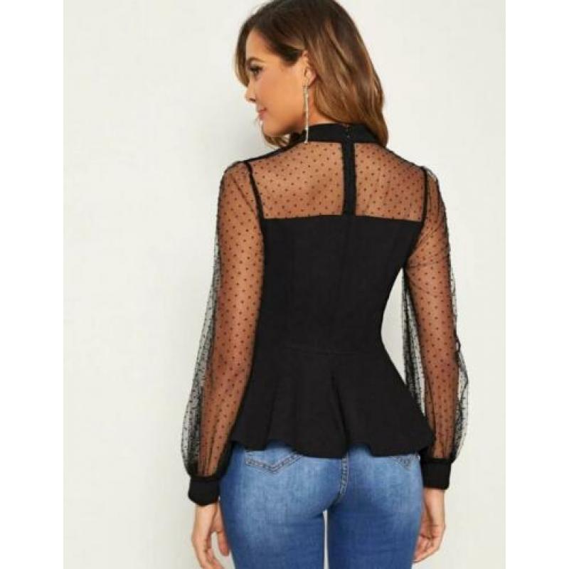 Elegante top zwart