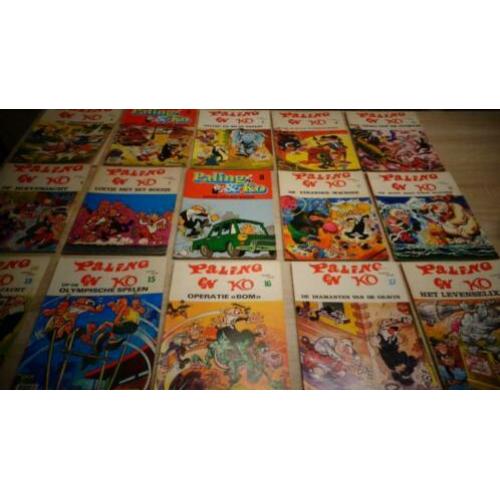 Paling en Ko stripboeken 34 stuks goede staat
