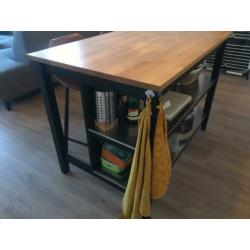 Keukeneiland Stenstorp Ikea zwart