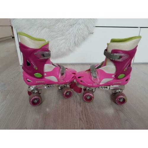 Nijdam roze rolschaatsen skate 32 34 36