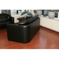 LEOLUX MORION Design 3 zits bank leer Refurbished