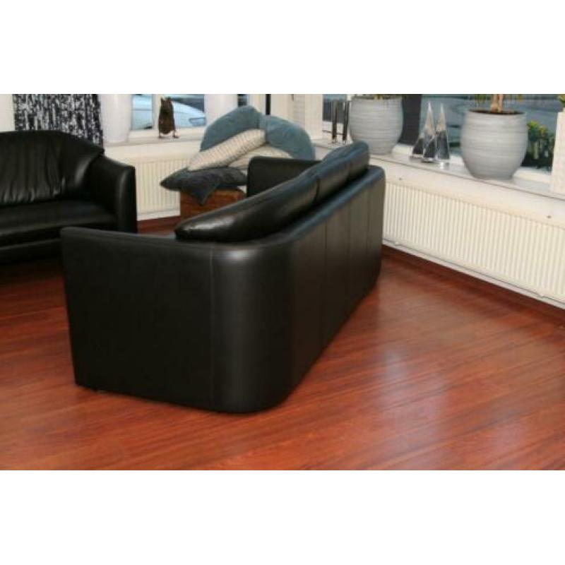 LEOLUX MORION Design 3 zits bank leer Refurbished