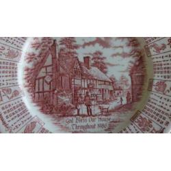 2 Engelse kalender borden 1985, 1986, o.a Staffordshire