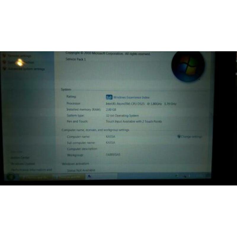 Touch screen kassa met Epson Printer