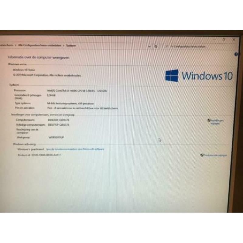 Computer i5 - 4690K 3.50 Ghz met SSD 256 GB