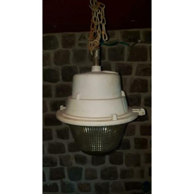 Set oude fabrieks lampen DDR