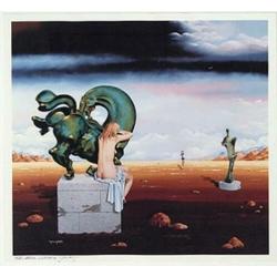 Wim Mast de Gooijer(1942) Lithografie "The Dream I Know" Ges