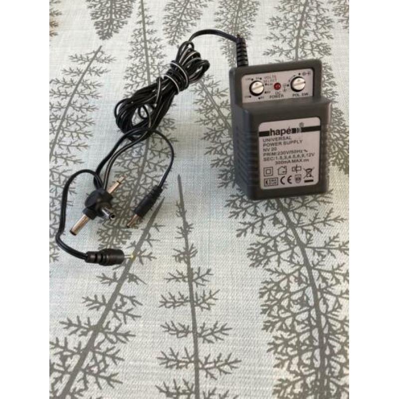 AC/DC Adapters van 1,5-3-4,5-6, 7,5-9-12