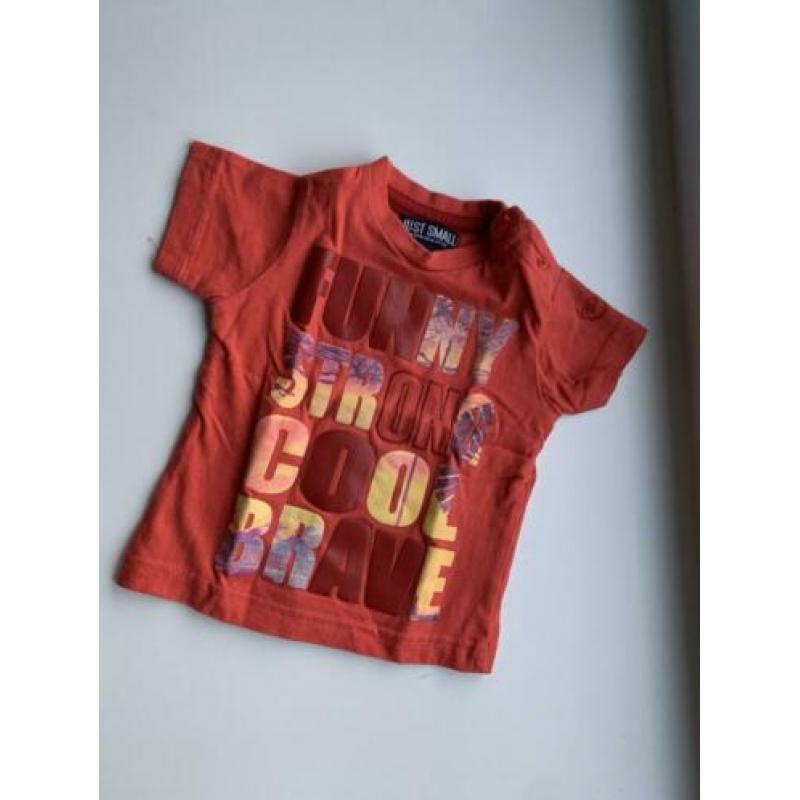 3 shirtjes van Just Small maat 62