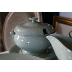 Vintage Wedgwood Celadon servies