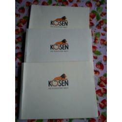 Steiff & Kösen pluche & mohair dieren catalogus 3 stuks