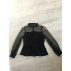Elegante top zwart