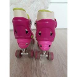 Nijdam roze rolschaatsen skate 32 34 36
