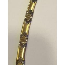 Nieuw 14 kt gouden sieradenset, armband en collier, 46.7gram