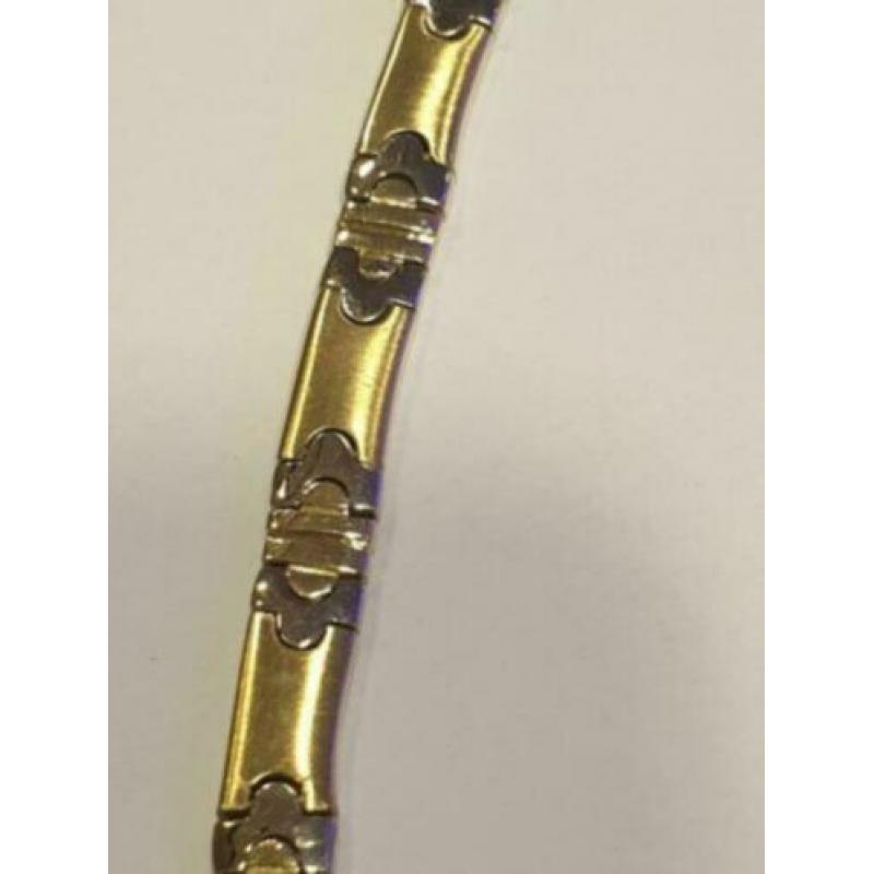 Nieuw 14 kt gouden sieradenset, armband en collier, 46.7gram