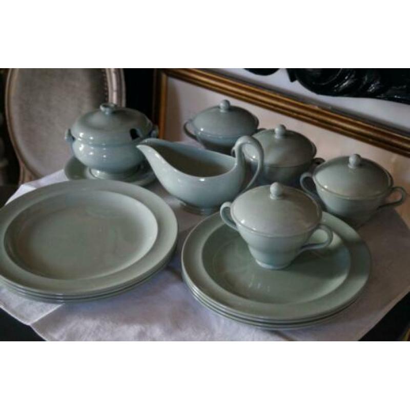Vintage Wedgwood Celadon servies