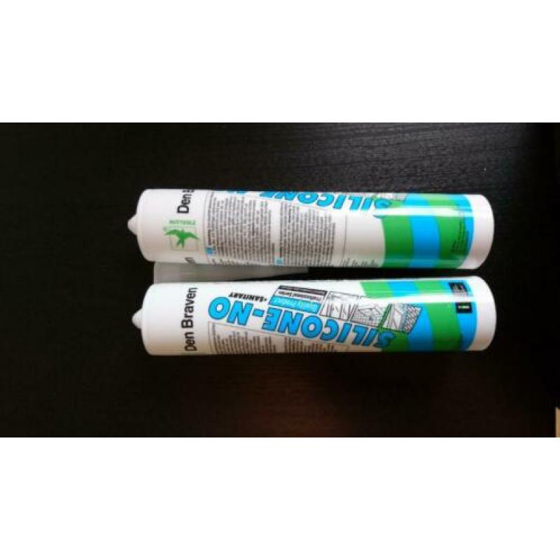 3 kokers siliconenkit (sanitairkit) NIEUW