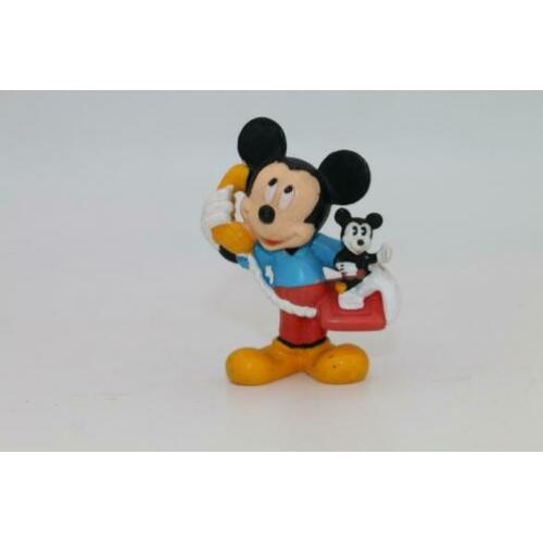 Mickey Applause aan telefoon vintage PVC cadeautip