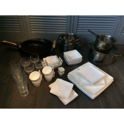 Servies incl. pannen