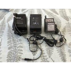 AC/DC Adapters van 1,5-3-4,5-6, 7,5-9-12