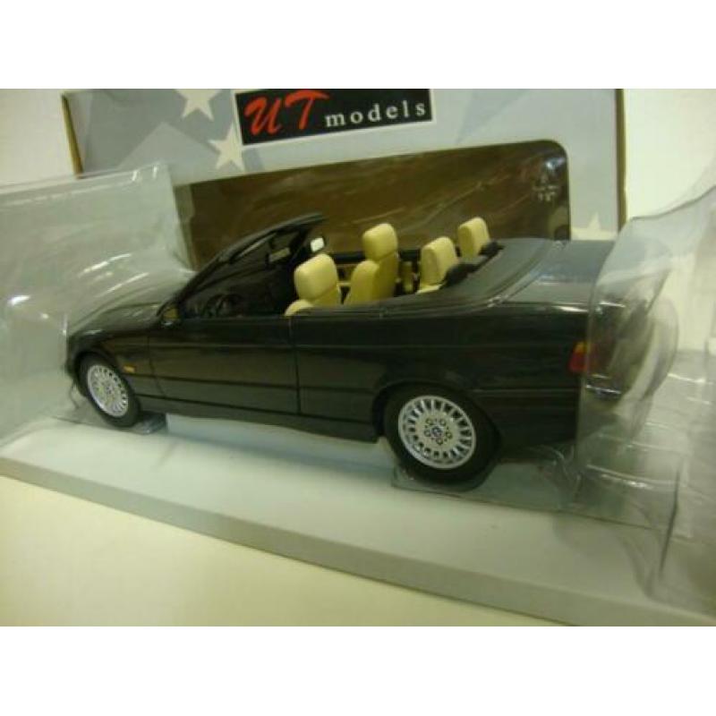 BMW 3 serie cabriolet E36 zwart UT Models 1:18 KRD