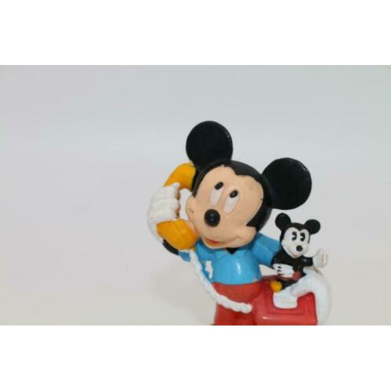 Mickey Applause aan telefoon vintage PVC cadeautip
