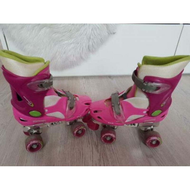Nijdam roze rolschaatsen skate 32 34 36