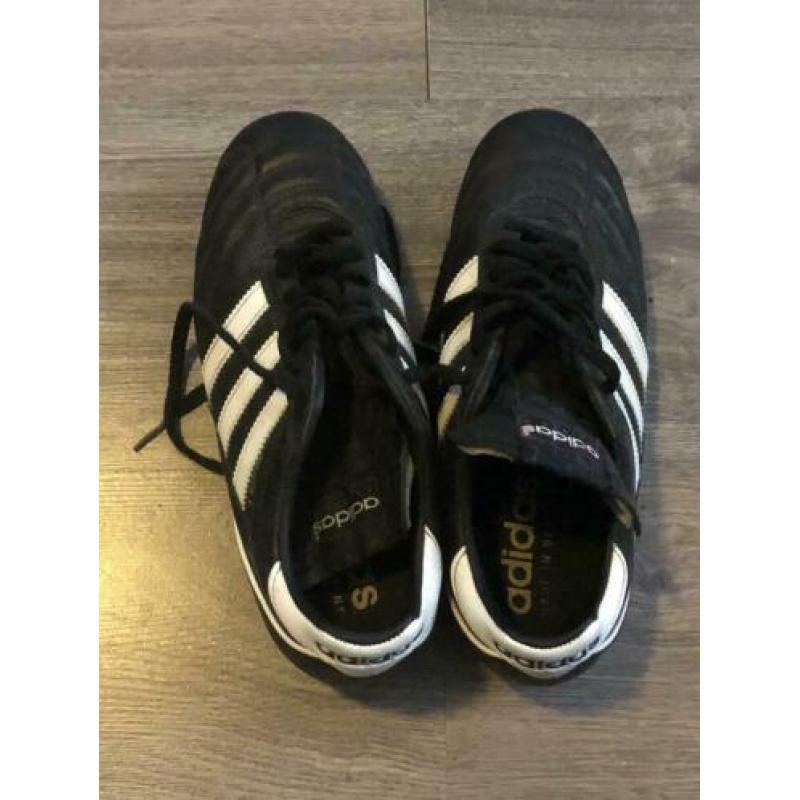 Adidas kaiser 5 liga fg voetbalschoenen zwart/wit